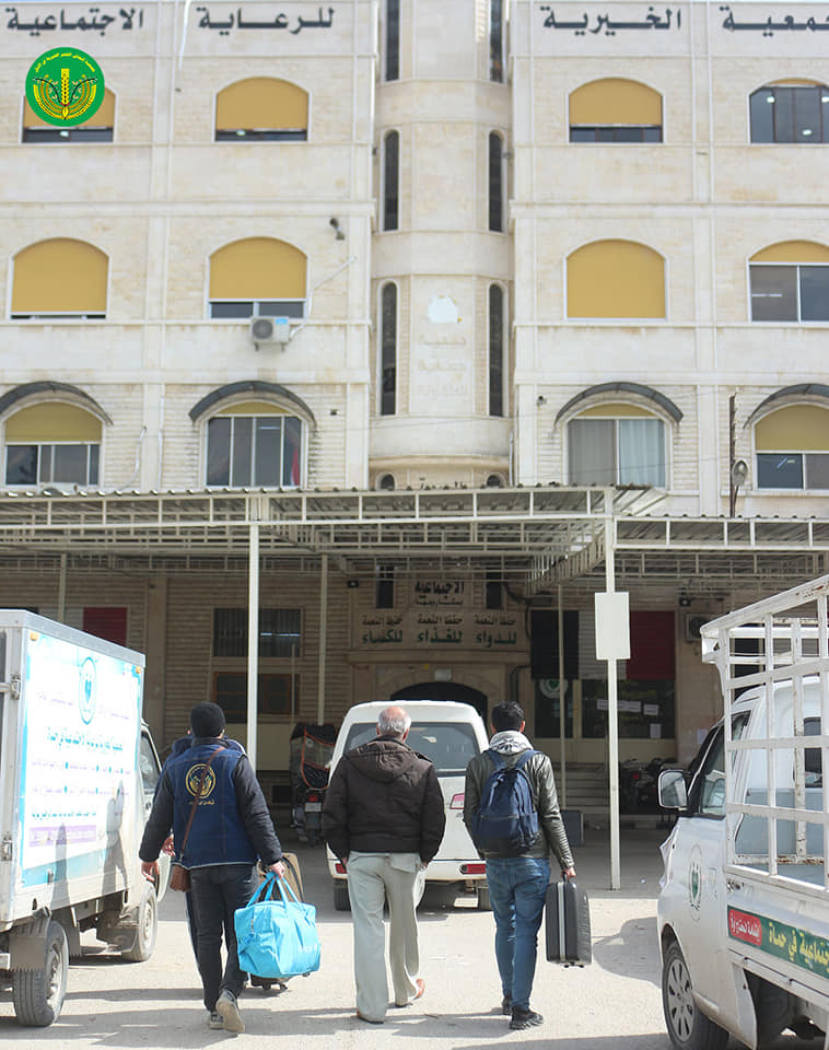 من الاجتماع مع إدارة الجمعية الخيرية للرعاية الاجتماعية في محافظة حماه